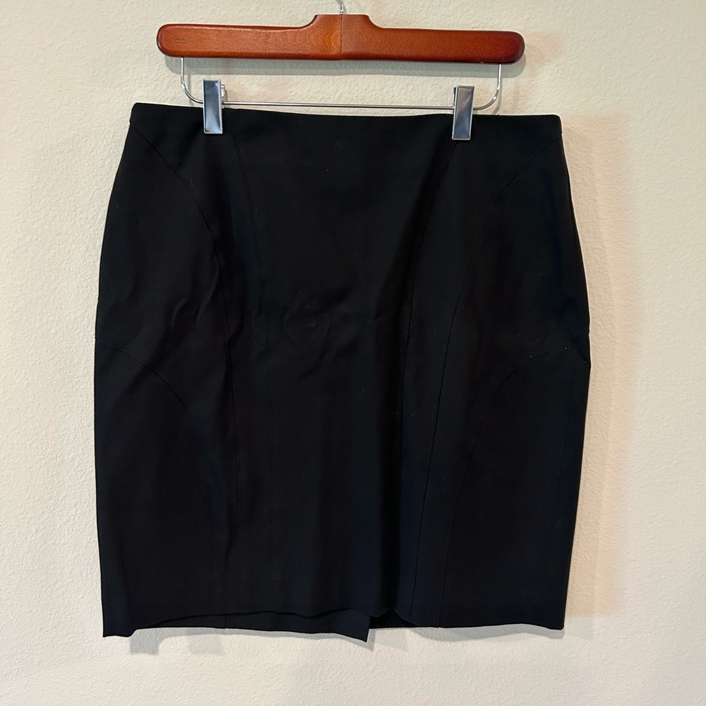 Black pencil skirt